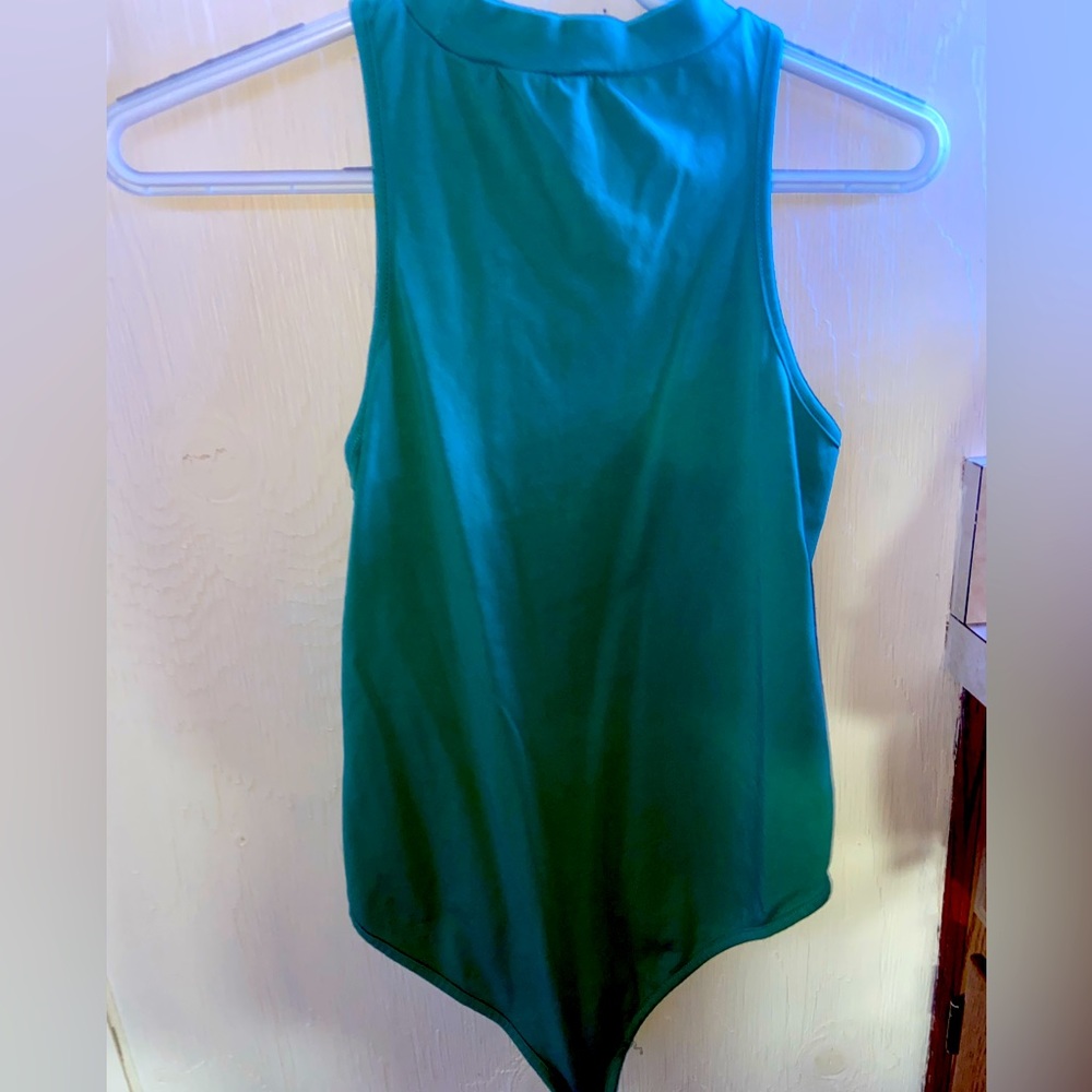 Nasty gal green high neck bodysuit